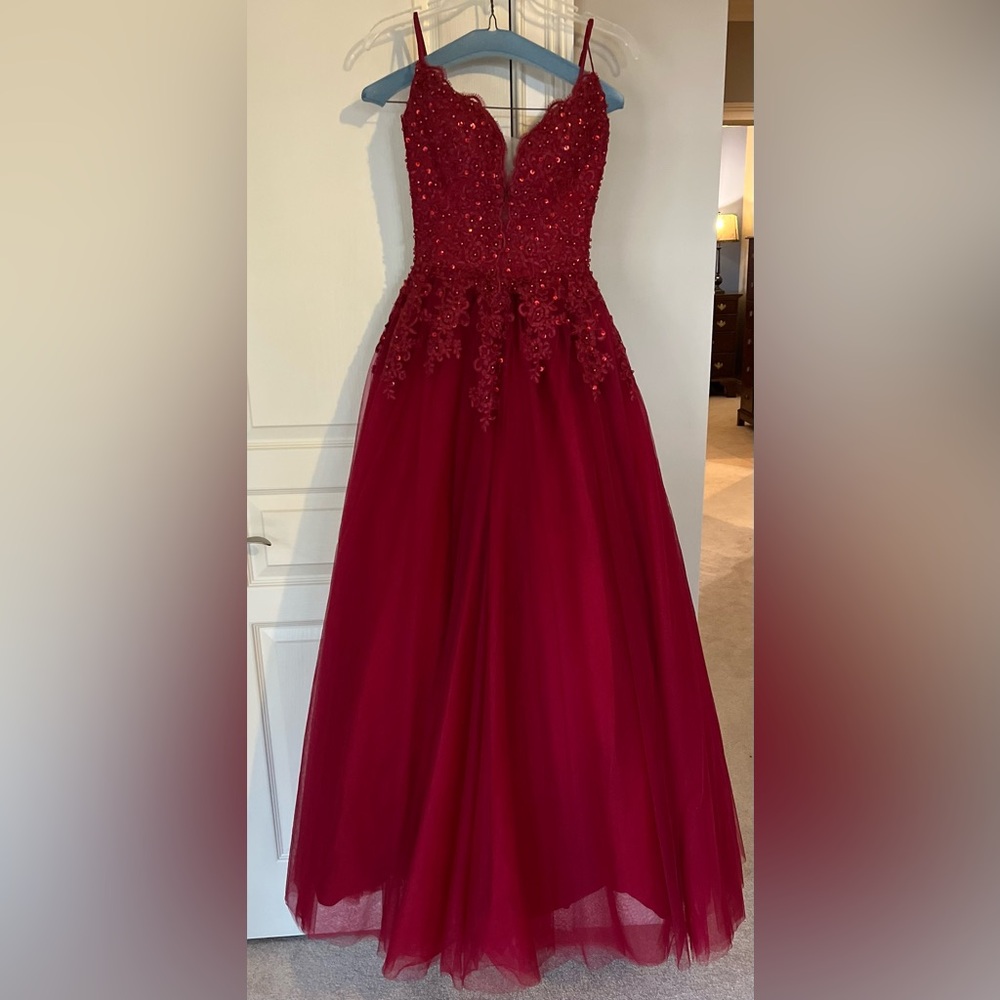 Formal Burgundy Gown